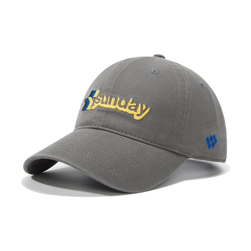 custom color contrast embroidered logo sun protection baseball cap