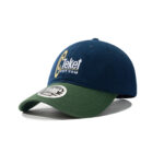 custom color contrast letter embroidered baseball cap