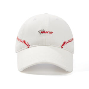 custom embroidered lace trim baseball cap