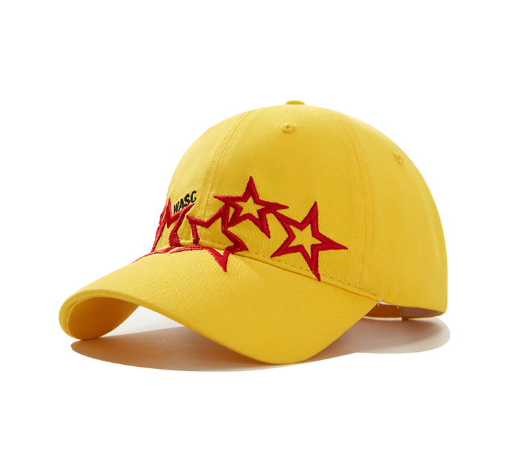 Custom Color Contrast Star Embroidery Baseball Cap