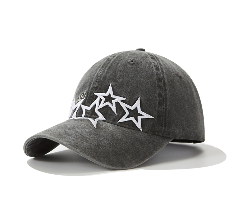 Custom Color Contrast Star Embroidery Baseball Cap