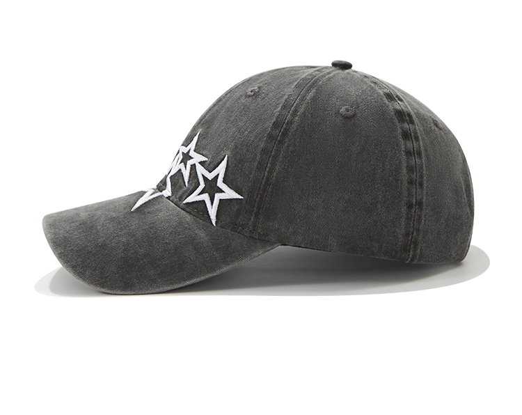 Custom Color Contrast Star Embroidery Baseball Cap