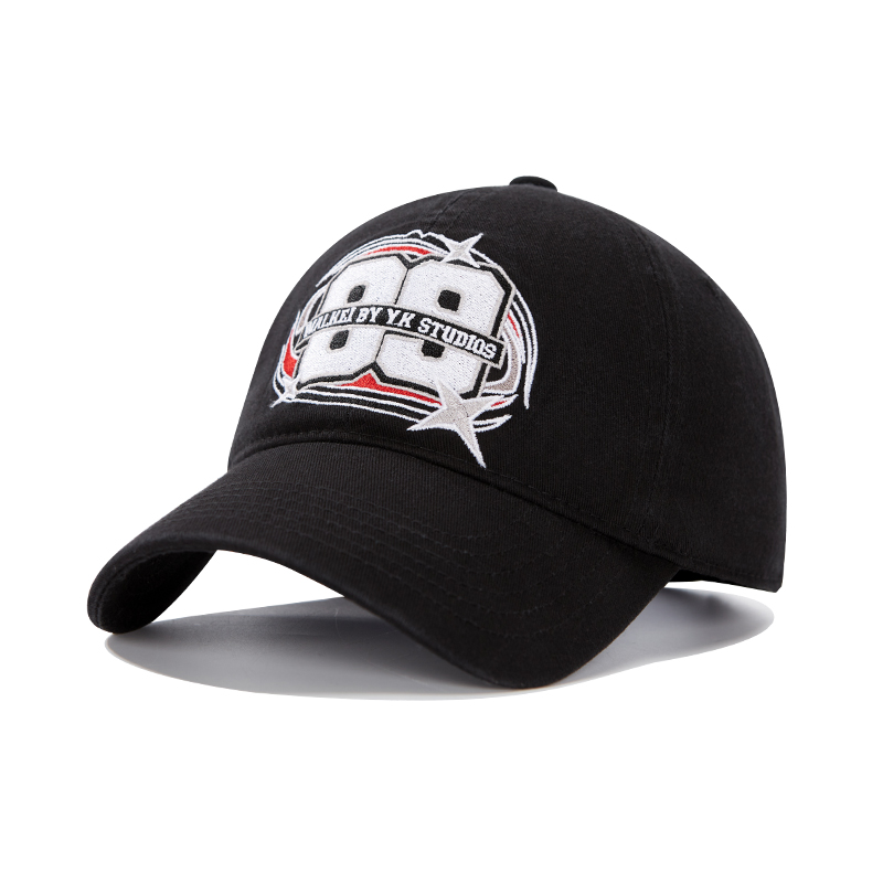 Custom Large Number Embroidery Baseball Cap