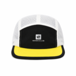custom color block quick dry breathable mesh uv protection 5 panel cap