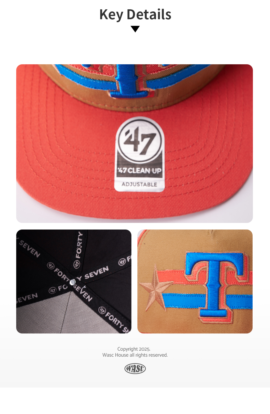 custom flat brim 5 panel cap with 3d embroidery