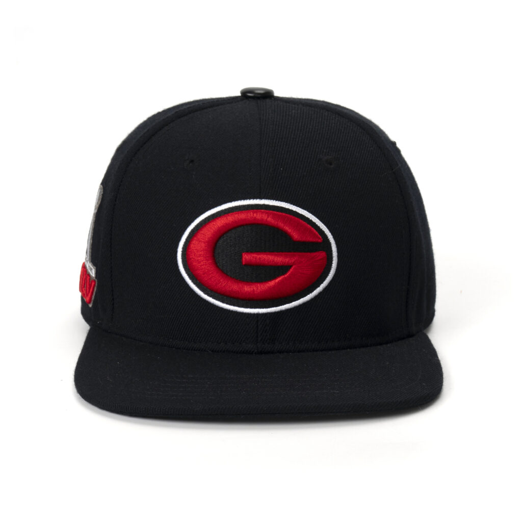 1. custom flat brim cap with 3d embroidery
