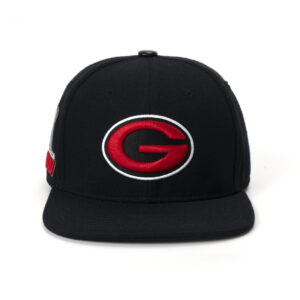 1. custom flat brim cap with 3d embroidery
