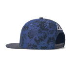 custom flat brim cap with flat embroidery & print