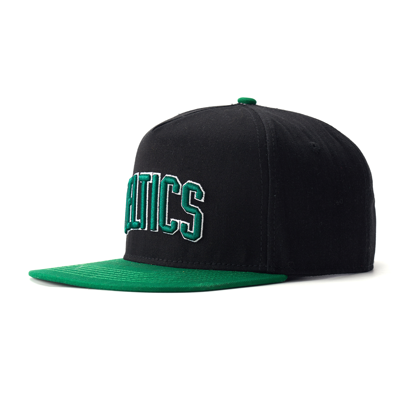 custom flat brim cap with large eagle embroidery