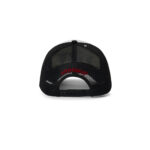 custom foam trucker cap with floral embroidery