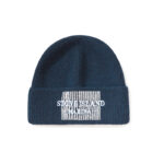 Custom Ribbed Cuffed Knit Beanie Square Block Letter Embroidery Hat