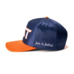 custom satin 5 panel cap with 3d embroidery