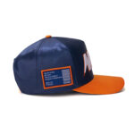 custom satin 5 panel cap with 3d embroidery