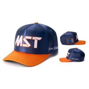 custom satin 5 panel cap with 3d embroidery