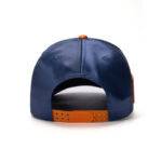 custom satin 5 panel cap with 3d embroidery