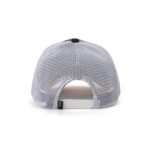 custom trucker cap with butterfly embroidery & edge trim