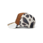 custom trucker cap with giraffe embroidery