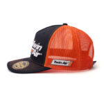 custom trucker cap with silicone patch