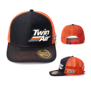 custom trucker cap with silicone patch