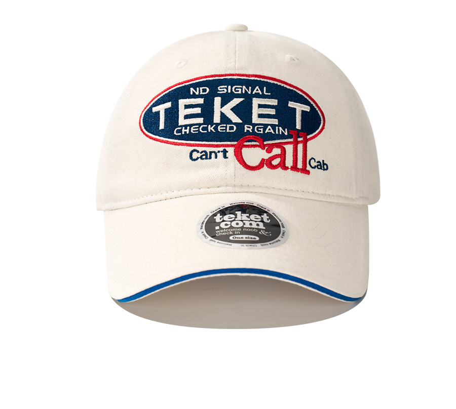 custom color contrast letter embroidered baseball cap