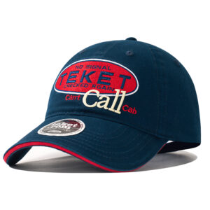 custom color contrast letter embroidered baseball cap