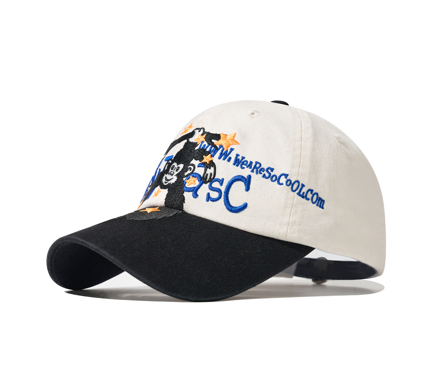 Custom Color Contrast Embroidered Baseball Cap