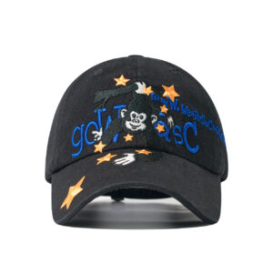 Custom Color Contrast Embroidered Baseball Cap