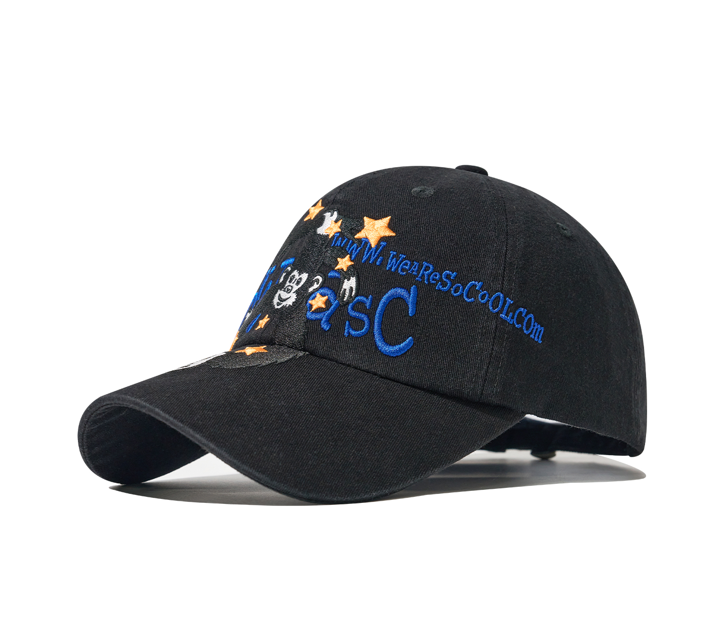 Custom Color Contrast Embroidered Baseball Cap