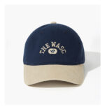 custom color block brim embroidered baseball cap