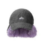 custom logo embroidered ear flap plush knit beanie