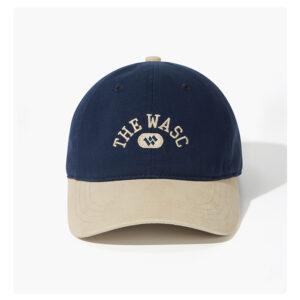 custom color block brim embroidered baseball cap