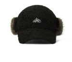 custom logo embroidered ear flap plush knit beanie