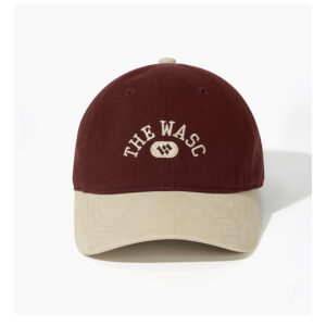 custom color block brim embroidered baseball cap