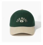 custom color block brim embroidered baseball cap
