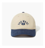 custom color block brim embroidered baseball cap