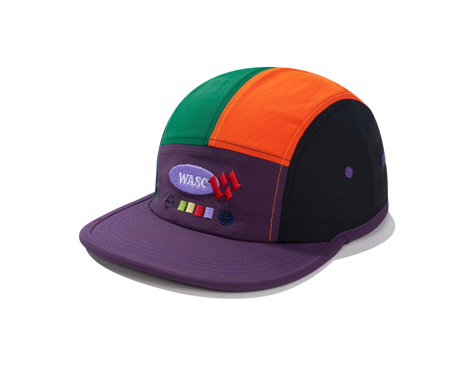 custom multicolor embroidery waterproof uv protection baseball cap