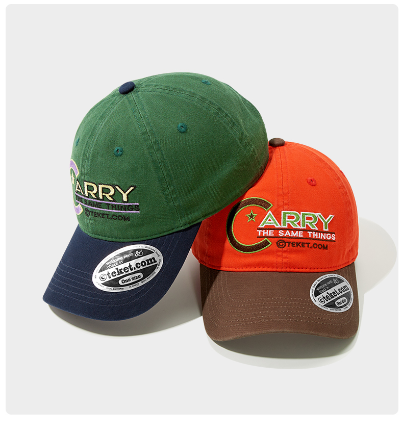 custom color contrast embroidered baseball cap