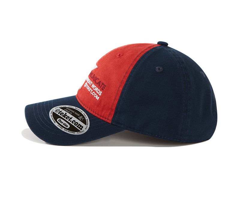 custom star color contrast embroidered baseball cap