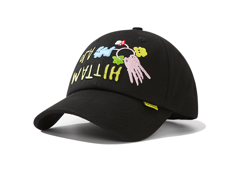 custom multi color embroidery sun protection baseball cap