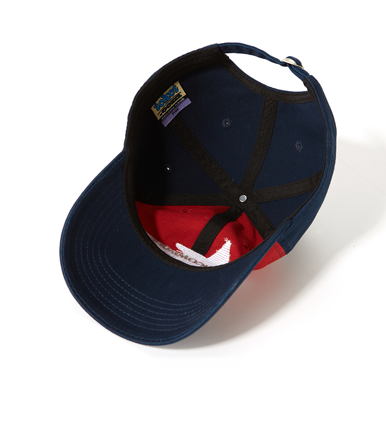 custom star color contrast embroidered baseball cap