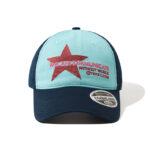 custom star color contrast embroidered baseball cap