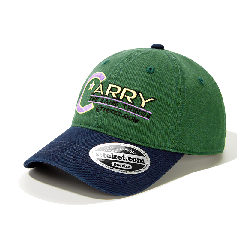 custom color contrast embroidered baseball cap