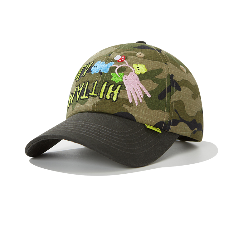 custom multi color embroidery sun protection baseball cap