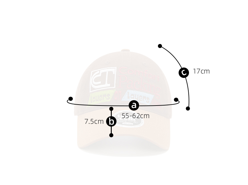 custom color contrast letter embroidery baseball cap with color block brim