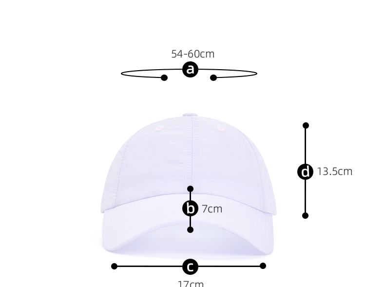 custom solid color minimalist quick dry waterproof uv protection baseball cap