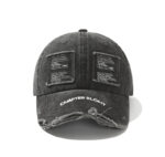 custom vintage frayed ripped distressed patched baseball cap