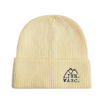 custom embroidered logo knit beanie
