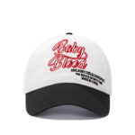 custom color block letter embroidery baseball cap