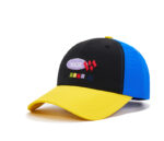 custom color contrast spliced brim baseball cap