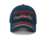 custom red yellow color contrast embroidery sun protection baseball cap